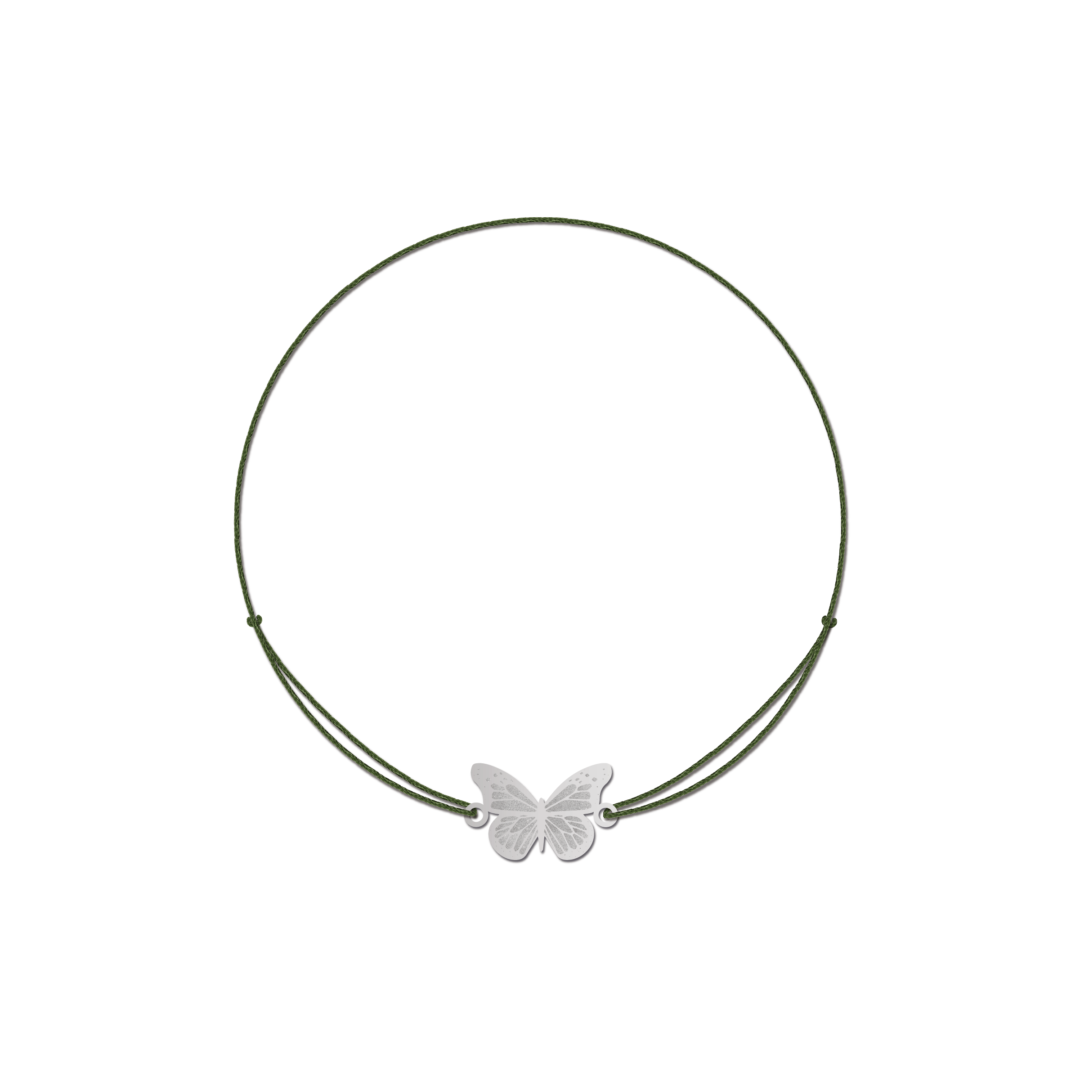 Srebrna Končić Narukvica Leptir - FE Jewelry