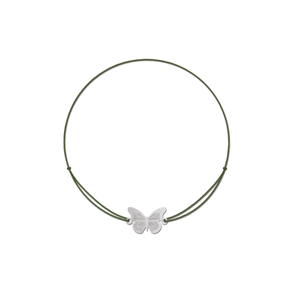 Srebrna Končić Narukvica Leptir - FE Jewelry