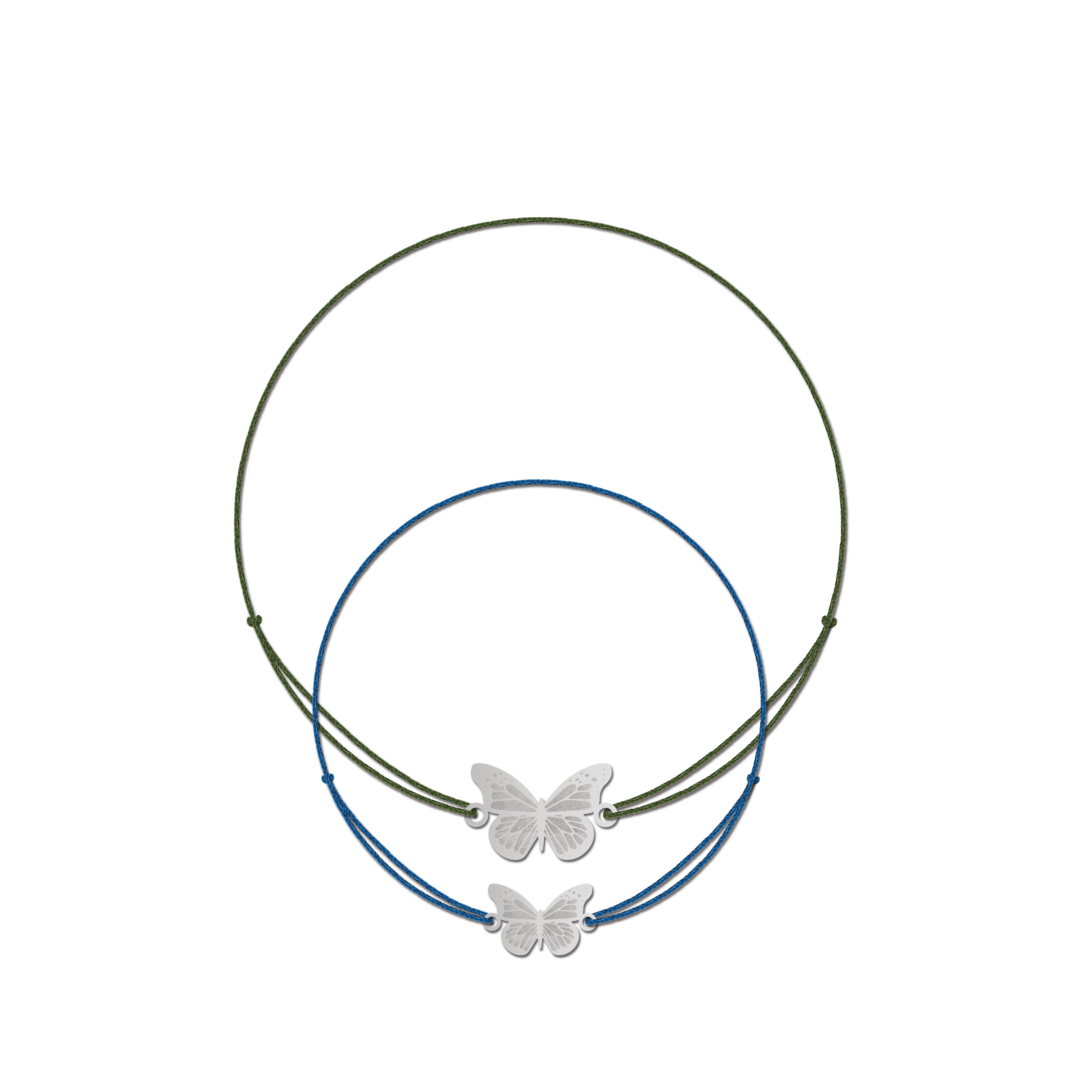 Srebrna Končić Narukvica Leptir - Mini - FE Jewelry