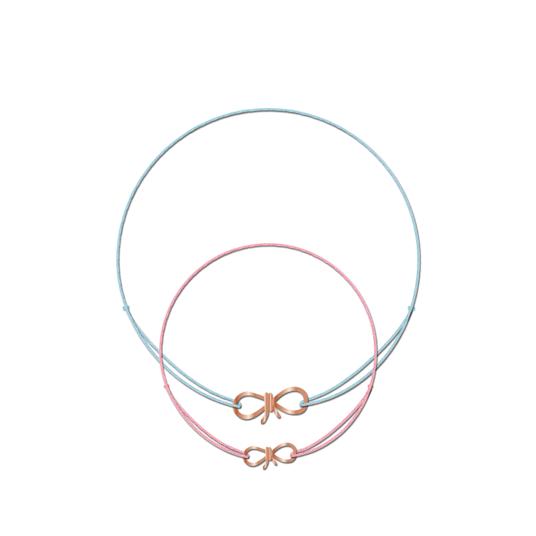 Rosegold Končić Narukvica Mašna - Mini - FE Jewelry