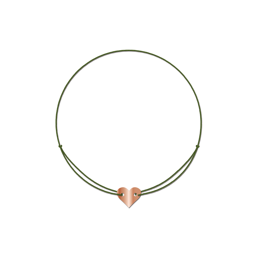 Rosegold Končić Narukvica Puno Srce - FE Jewelry